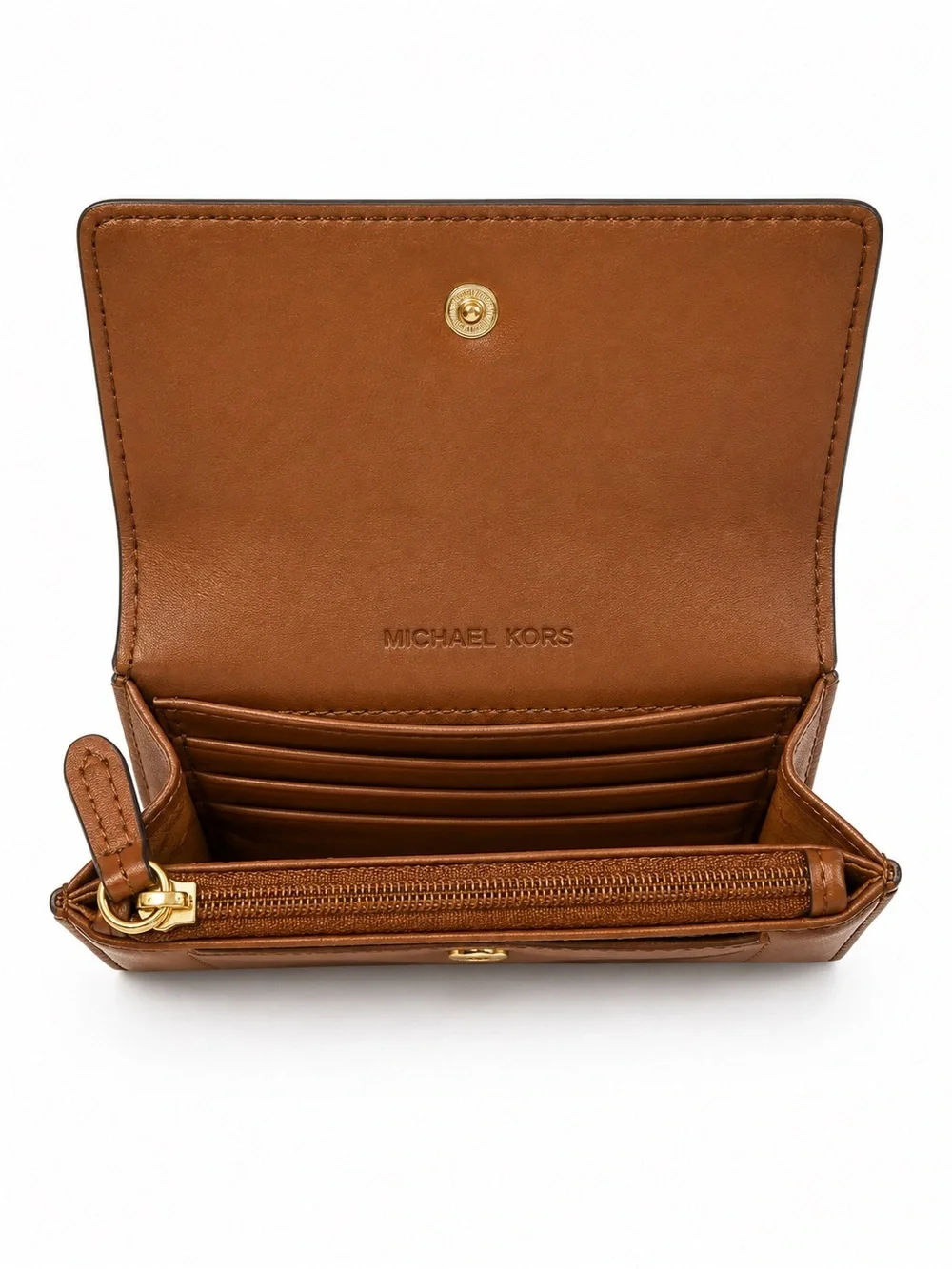 Michael Kors Jet Set Travel Medium Trifold Wallet with Removable Card Holder